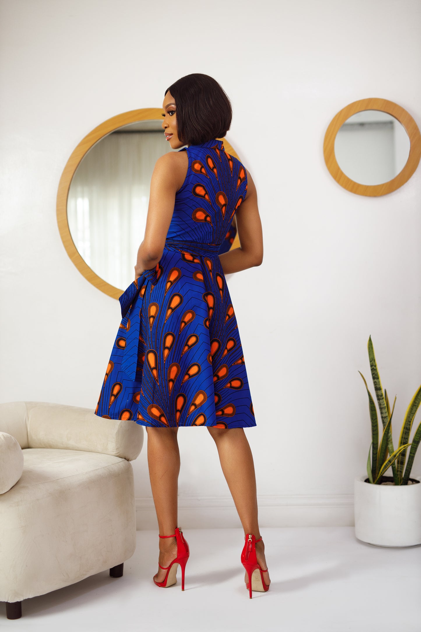 Tamina Sleeveless Wrap Dress