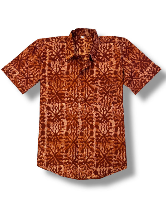 African Print Abidemi Short Sleeve Shirt