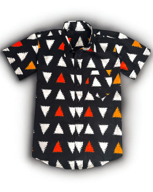 African Print Cayman Short Sleeve Shirt