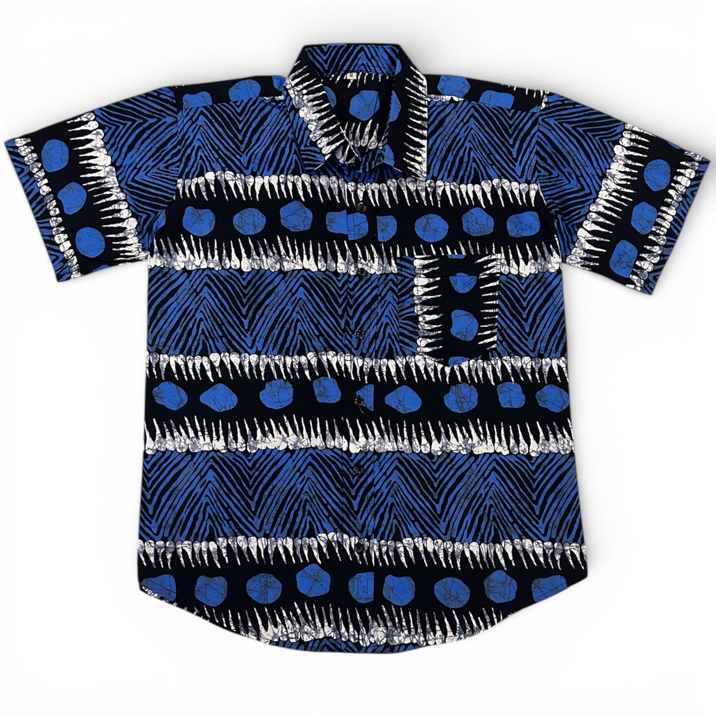 African Print Jomo Short Sleeve Shirt