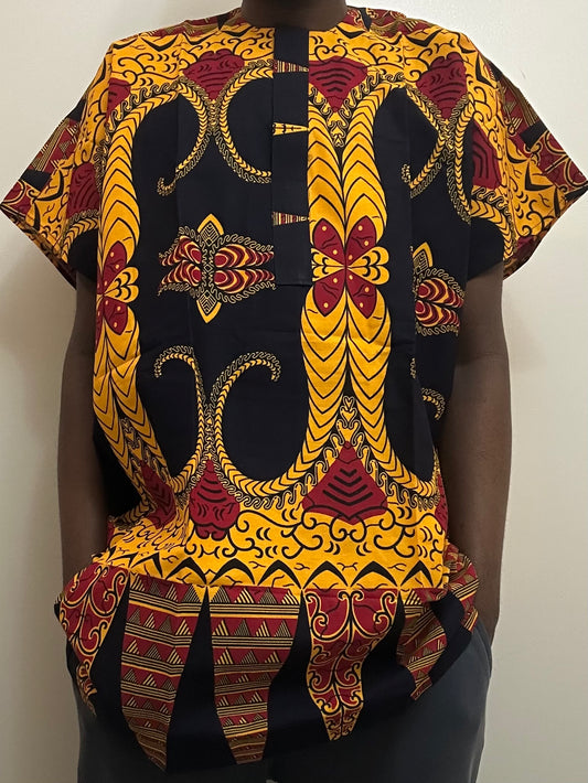 Seyi African Print Dashiki