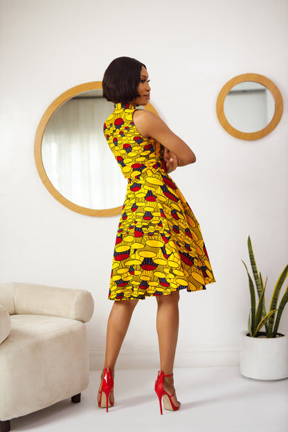 African Print Tamina Dress