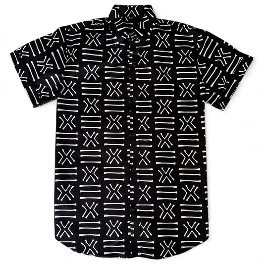 African Print Kabelo Short Sleeve Shirt