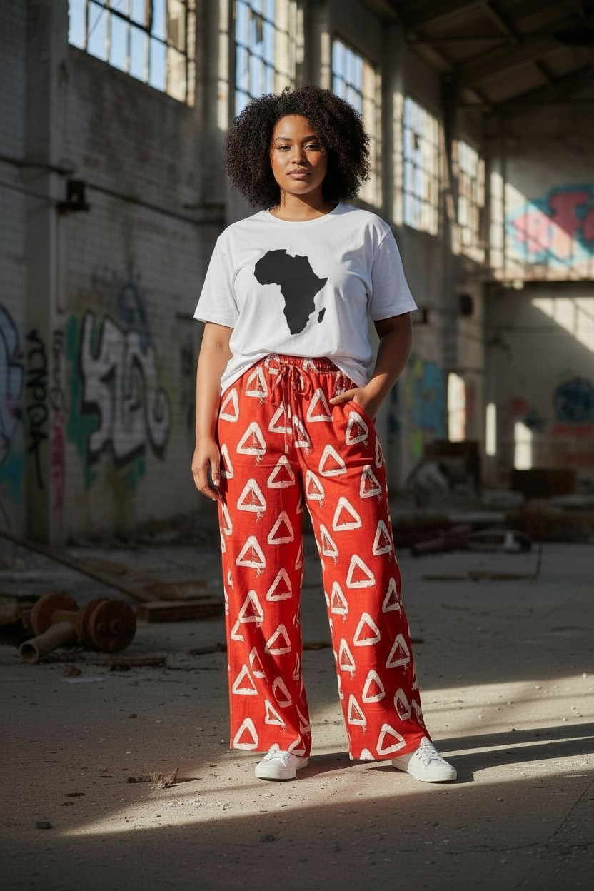 Amani Loose Fit Basic Wide Leg Trousers
