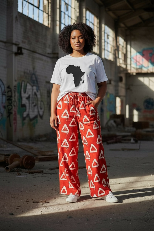 Amani Loose Fit Basic Wide Leg Trousers