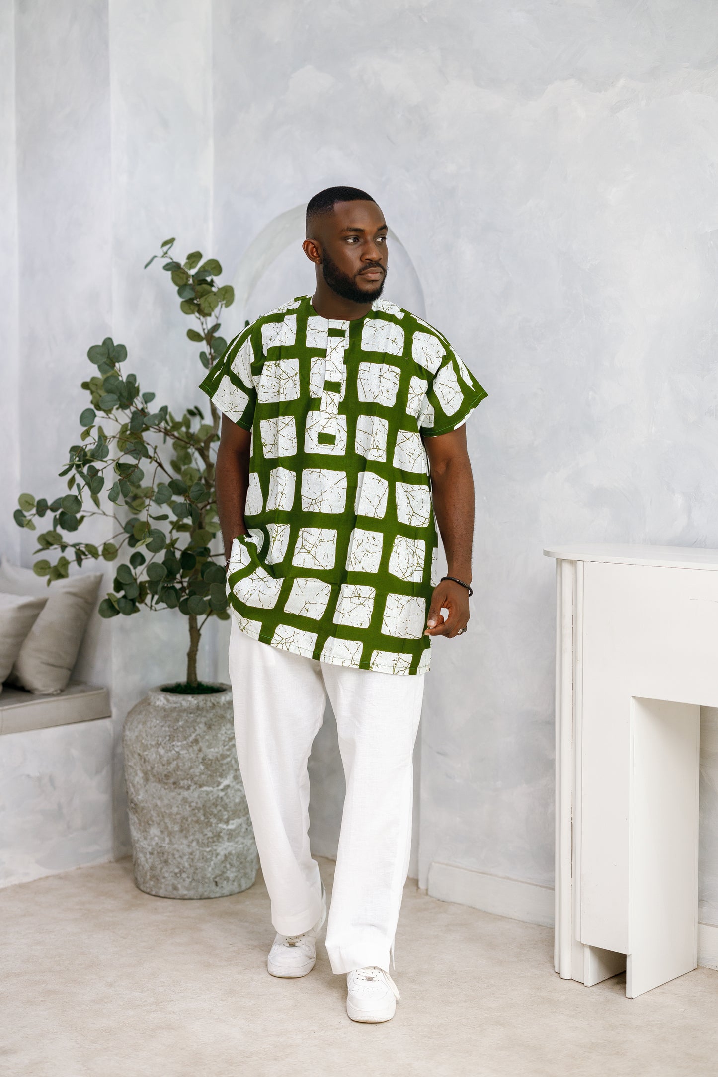 Aiyetoro African Print Dashiki