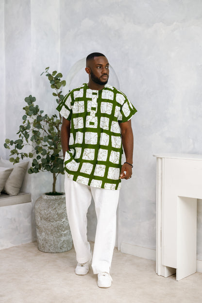 Aiyetoro African Print Dashiki