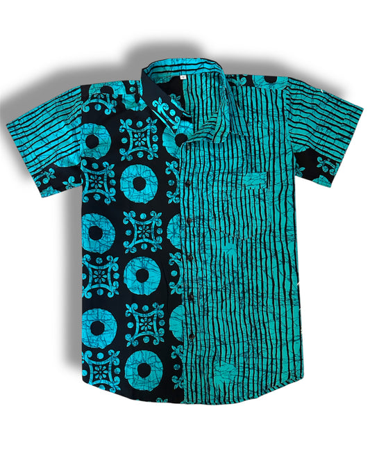 African Print Chinyelu Short Sleeve Shirt