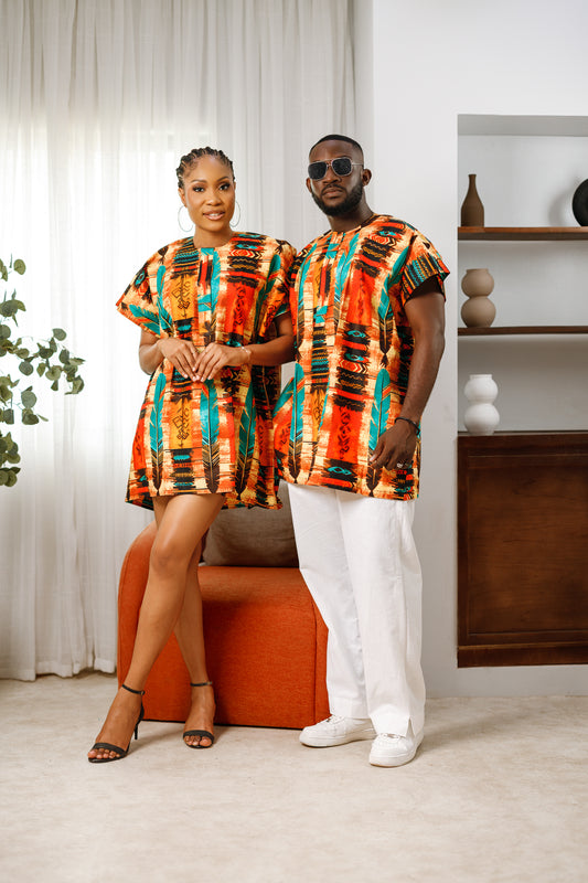 Fai African Print Dashiki