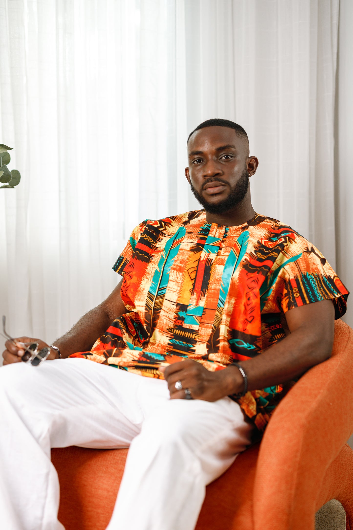 Fai African Print Dashiki