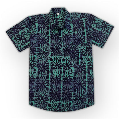 THE AFRICAN ANKARA  CHIKA SHORT SLEEVE SHIRT
