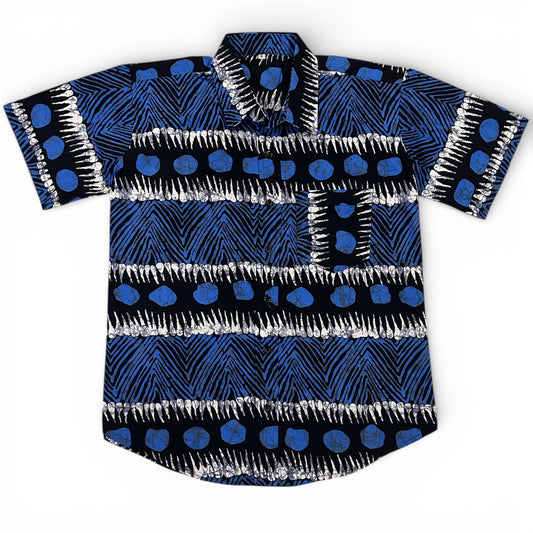 African Print Jomo Short Sleeve Shirt