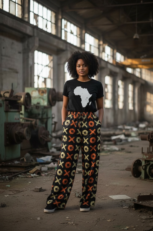 Mpho Loose Fit Basic Wide Leg Trousers