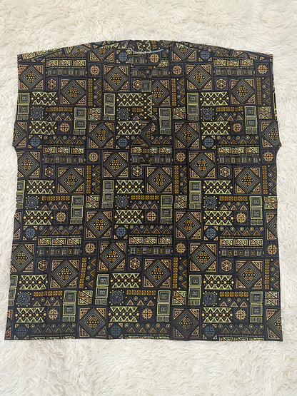 Fai African Print Dashiki