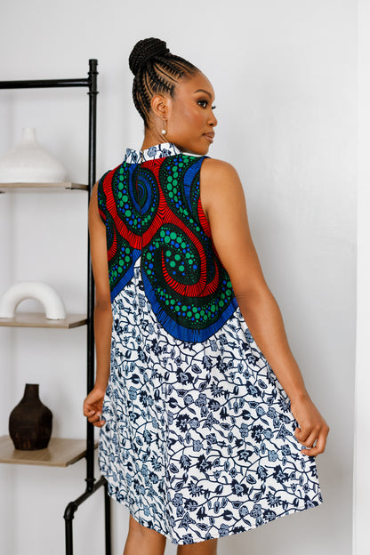 African Print Jamila Dress