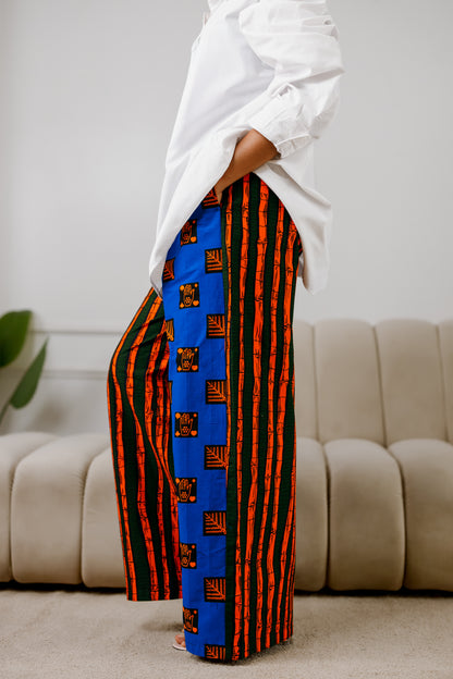 Nonye Loose Fit Basic Wide Leg Trousers