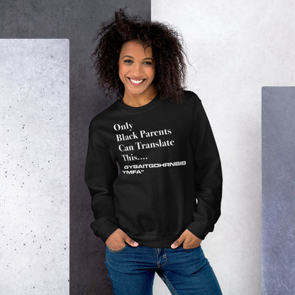 Unisex Sweatshirt Black Parents