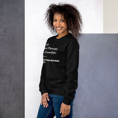 Unisex Sweatshirt Black Parents