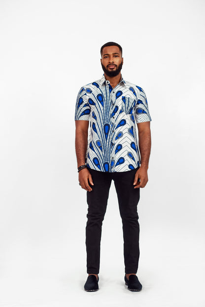 AFRICAN WALID SHORT SLEEVE SHIRT