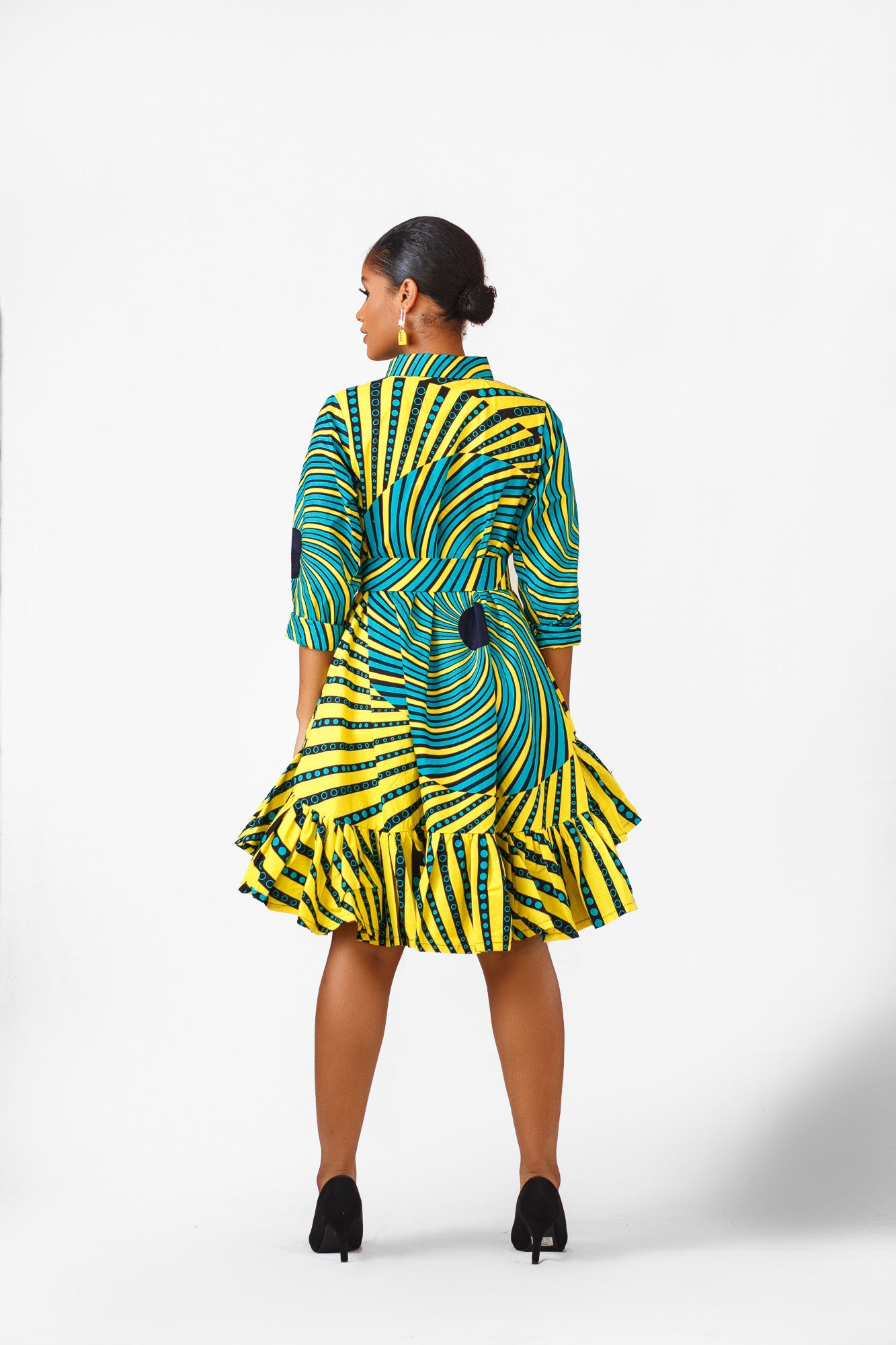 African Print Falala Dress