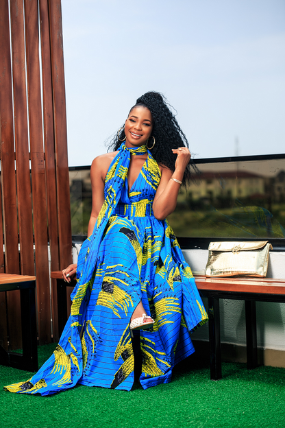 African Print Salim Infinity Dress