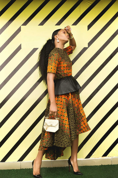 African Print Taj Dress