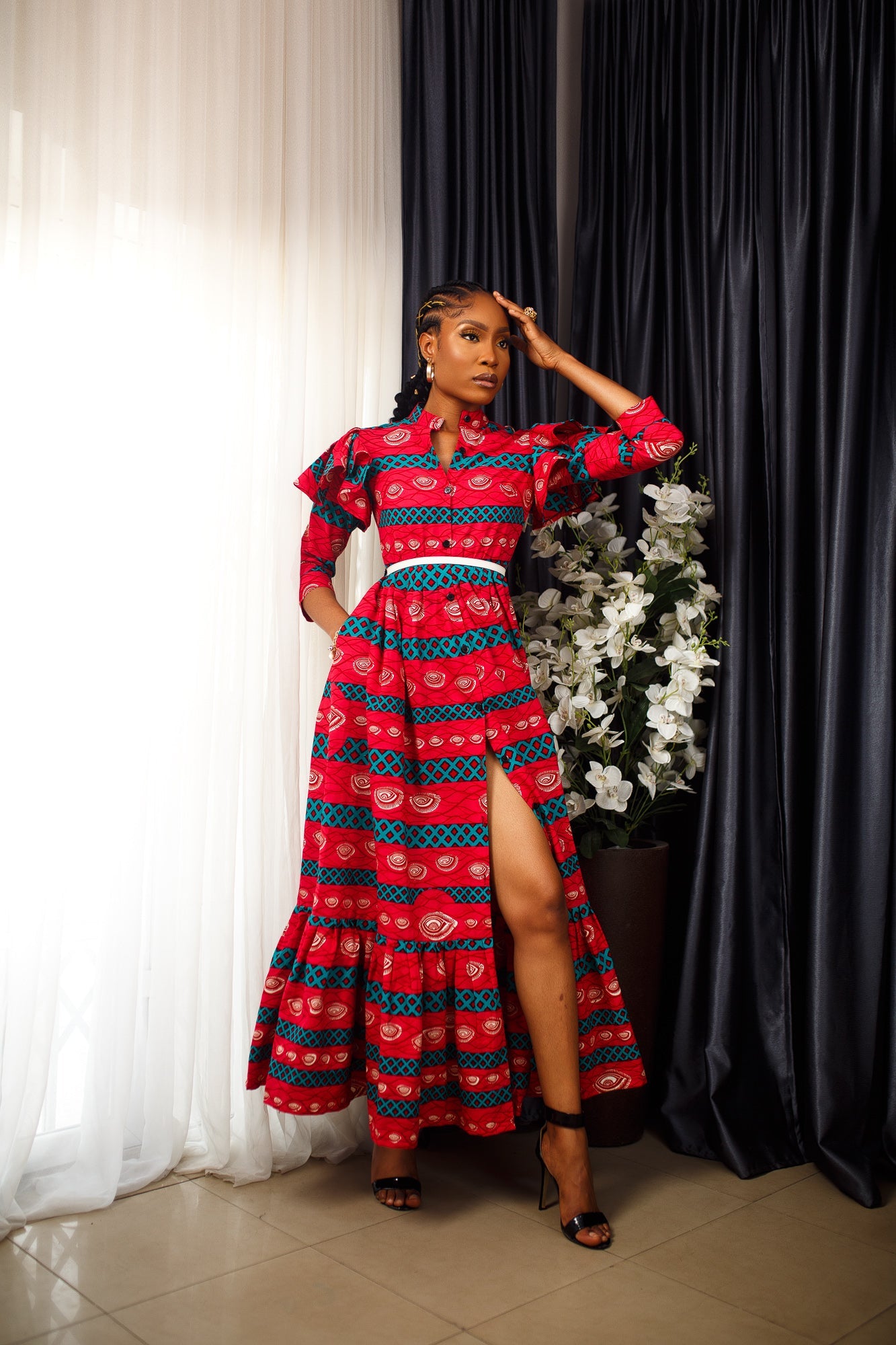 African Print Masego Maxi Dress